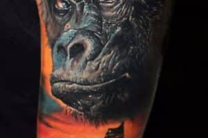 tatuajes en 3d de animales en el brazo