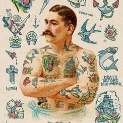 Tatuajes old school diseños americanos y japoneses