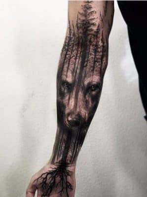 tatuajes para todo el brazo completo de animales
