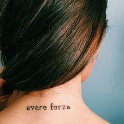 Originales y bonitas frases en italiano para tatuajes