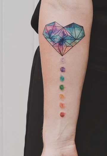 tatuajes de corazones en el brazo para mujeres