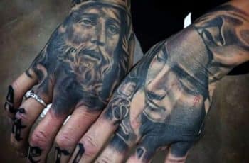 Imagenes de tatuajes de cristo en la mano y de la cruz