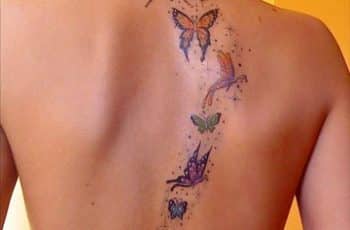 Imagenes de tatuajes de mariposas y estrellas para mujeres