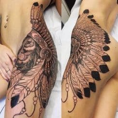 Fotos de tatuajes en cadera para mujer y sexies tribales