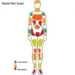 Zonas de dolor tatuajes o parte del cuerpo donde duelen