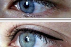 tatuaje delineado de ojos permanente