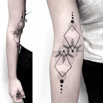 tatuajes abstractos para hombres sencillo