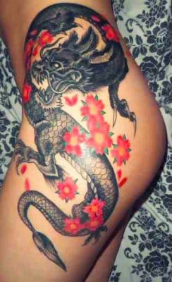 Significado de tatuajes de dragones chinos para hombres