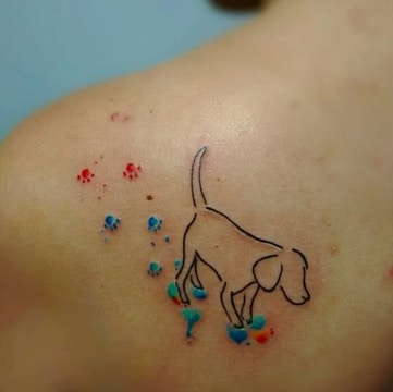 tatuajes de perros para mujeres espalda