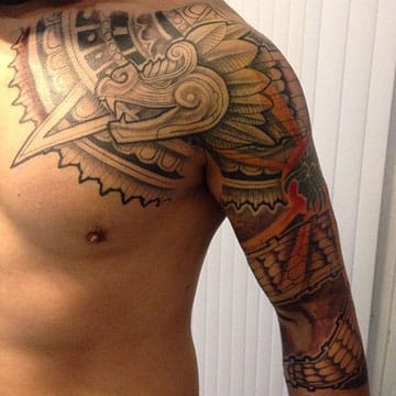 tatuajes mayas y su significado en el pecho