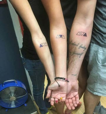 tatuajes para 3 hermanos brazo