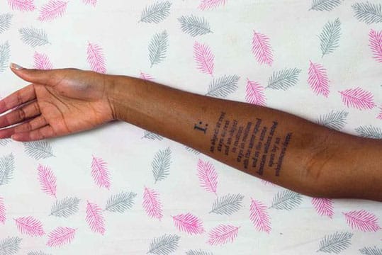 tatuajes para piel morena en el brazo