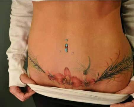 tatuajes para tapar cesareas imagenes