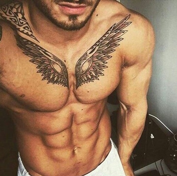 tatuajes de moda para hombres de alas