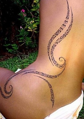 diseños de tatuajes tribales para mujer