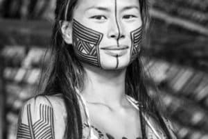 pintura corporal indigena femenina 1