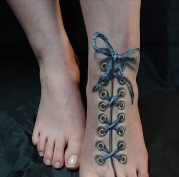 tatuajes 3d para mujeres para pies