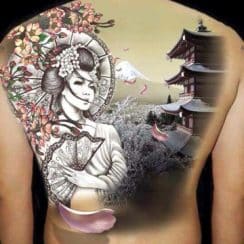 Grandes diseños y signficados de tatuajes de casas chinas
