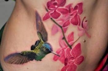 Majestuosos diseños de tatuajes de colibries en 3d