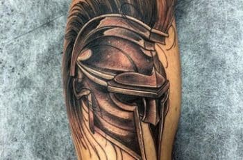 Grandiosos y únicos tatuajes de guerreros espartanos