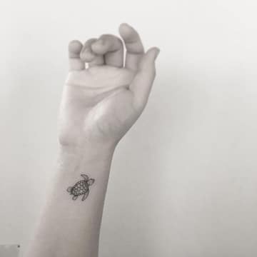 tatuajes de tortugas marinas pequeñas