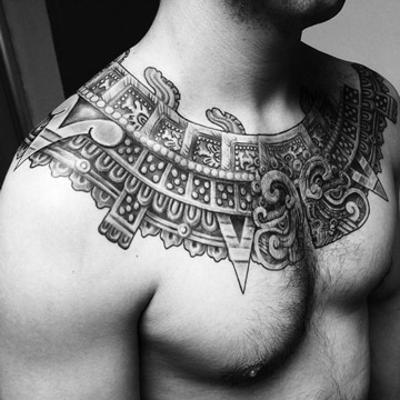 tatuajes tribales aztecas masculinos