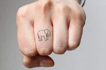 Diseños e imagenes de tatuajes de elefantes muy originales