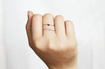 El simbolismo de los tatuajes de anillos para mujeres