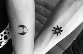 La originalidad de los tatuajes de sol y luna para parejas