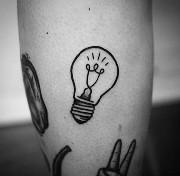tatuajes de una sola linea creativo