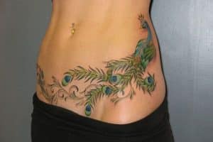 tatuajes en el vientre mujeres pintorescos