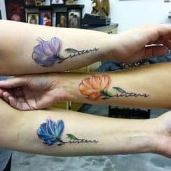 Afecto y amor con frases para tatuajes de hermanas