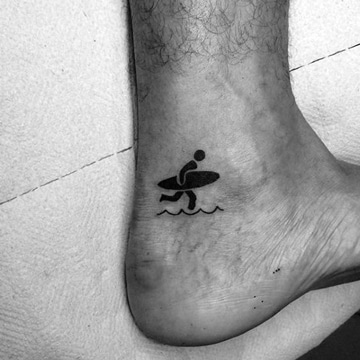 tatuajes para hombres en el tobillo deportivos