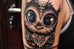 significado de animales en tatuajes buho