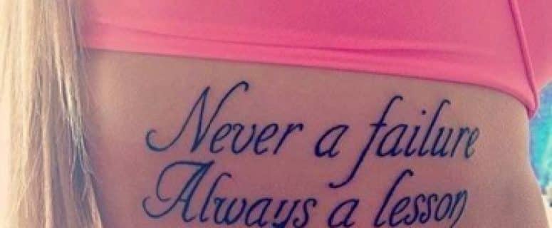 Originales Y Emocionales Tatuajes Con Frases De La Vida