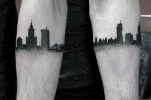 tatuajes de ciudades en el brazo ideas bonitas