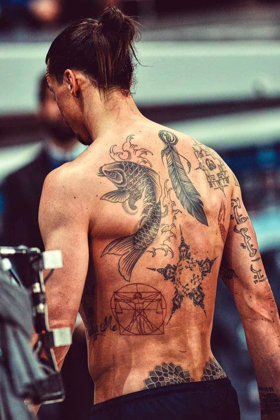 tatuajes de jugadores de futbol zlatan ibrahimovic