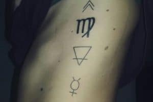 tatuajes del signo virgo para mujer