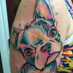 Originales tatuajes para amantes de los perros