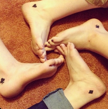tatuajes para hacerse en familia para pies