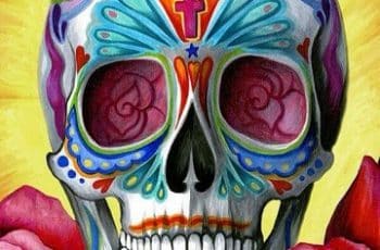 Diseños para tatuajes de calaveras mexicanas con flores