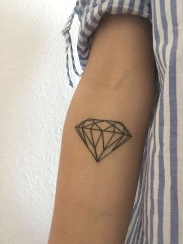 imagenes de tatuajes de diamantes para mujeres