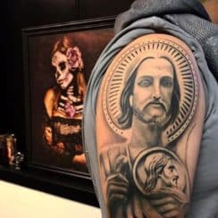 Fanatismo religioso en tatuajes de san juditas