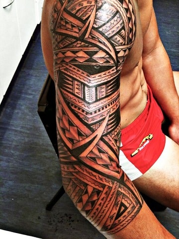 tatuajes samoanos en el brazo ideas
