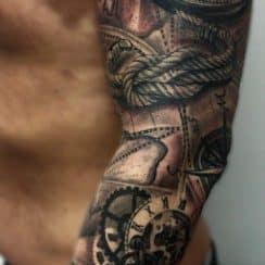 Diseños optimos de fondos para tatuajes en el brazo