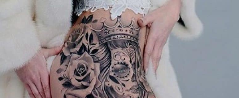 Detalles Y Realismo En Tatuajes De Catrinas Con Rosas