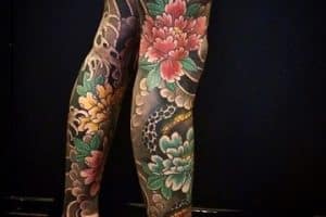 tatuajes en toda la pierna para hombres