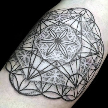 tatuajes geometricos puntillismo ideas