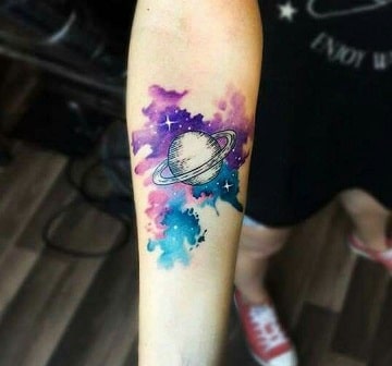 tatuajes de galaxias y estrellas para chicos