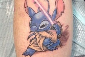tatuajes de lilo y stitch star wars